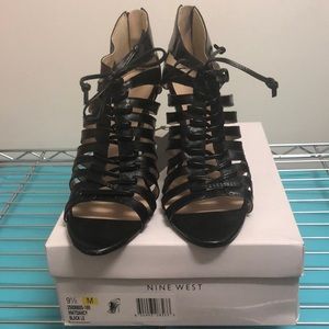 Nine West Caged black heel